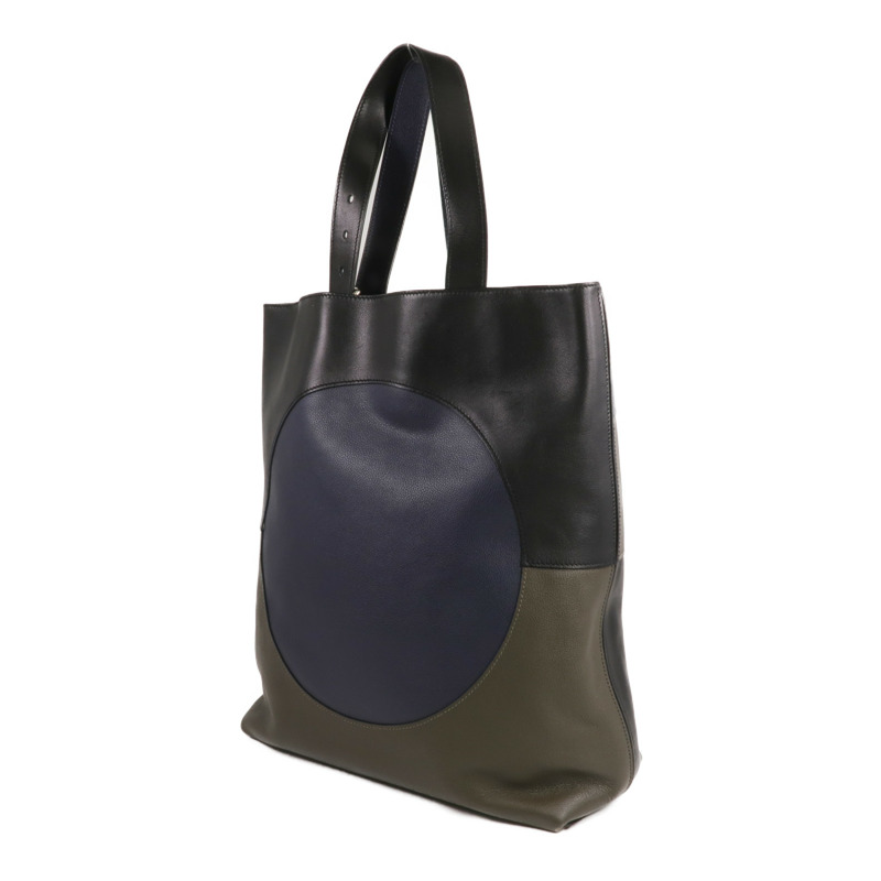 HERMES Evercolor/Evergrain皮革Jockey Bag銀扣肩背袋/手挽袋-1