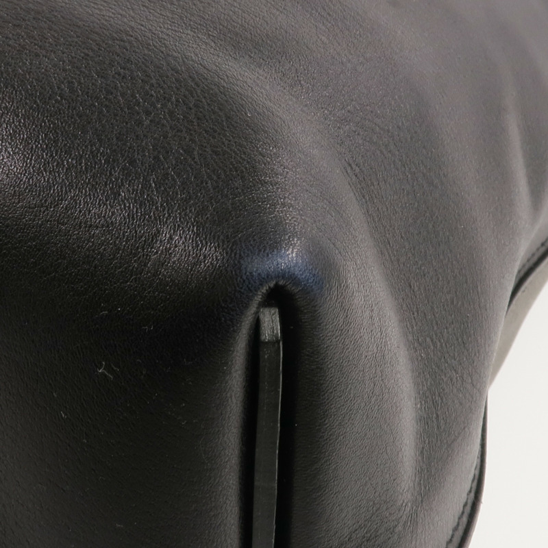 HERMES Evercolor/Evergrain皮革Jockey Bag銀扣肩背袋/手挽袋-8