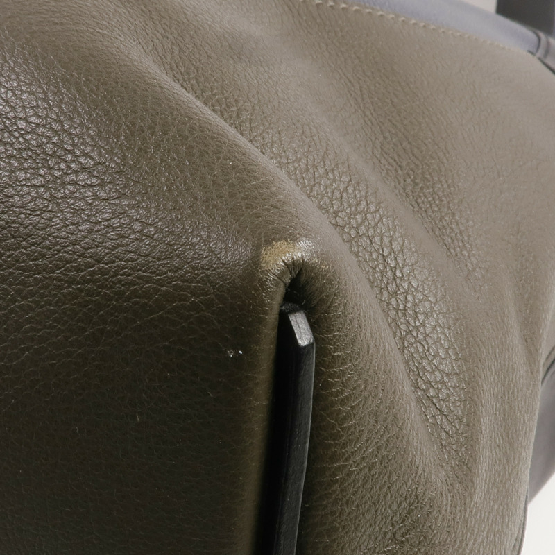 HERMES Evercolor/Evergrain皮革Jockey Bag銀扣肩背袋/手挽袋-10