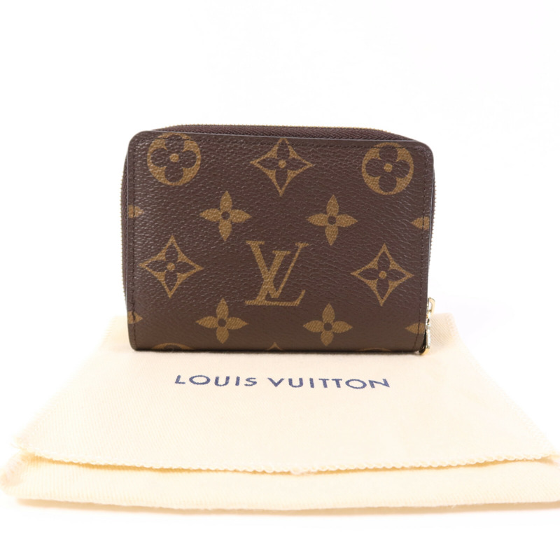 LOUIS VUITTON Monogram Reverse Lou Wallet金扣錢包-7