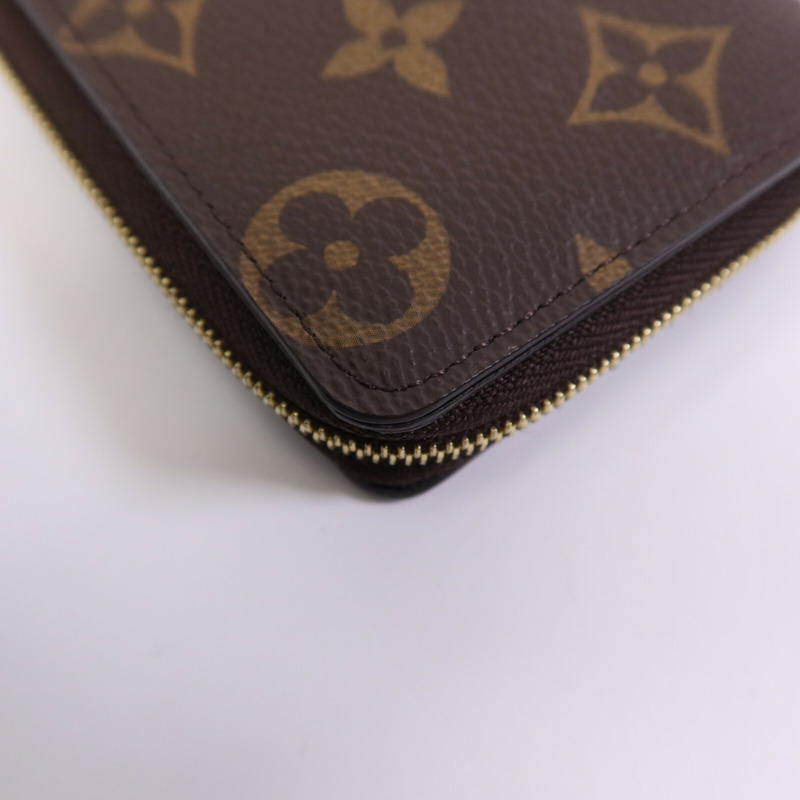 LOUIS VUITTON Monogram Reverse Lou Wallet金扣錢包-10