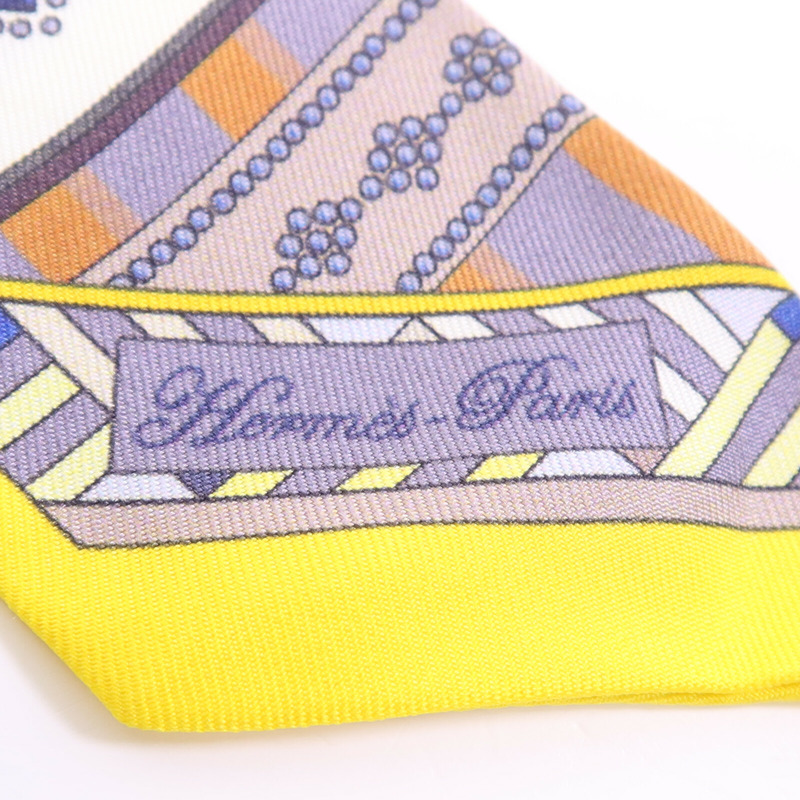 HERMES 絲質Twilly絲巾-6