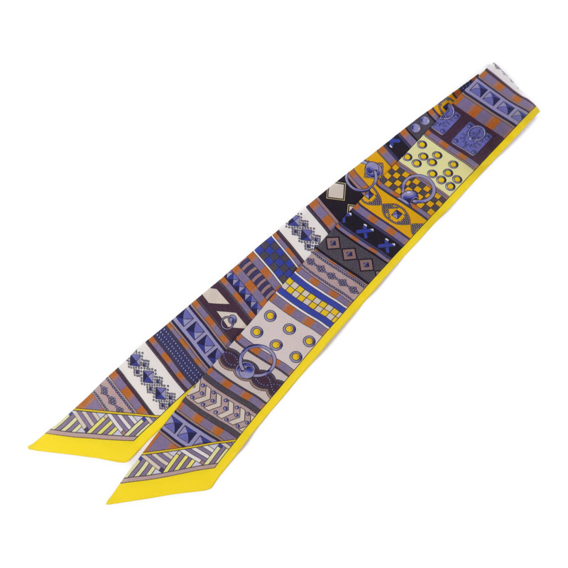 HERMES 絲質Twilly絲巾-0