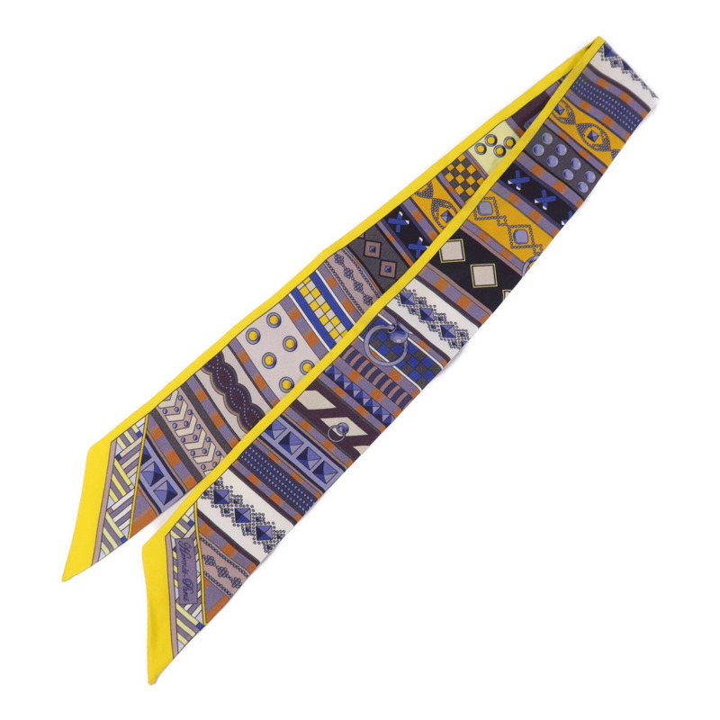 HERMES 絲質Twilly絲巾-1