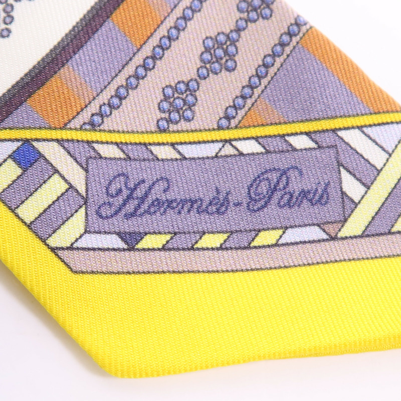 HERMES 絲質Twilly絲巾-6
