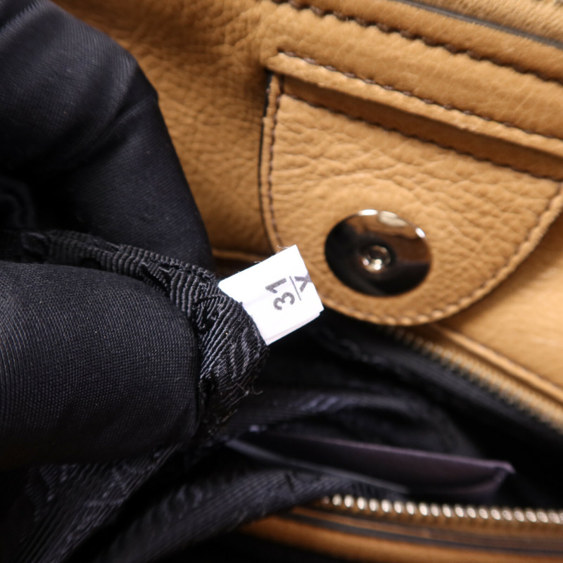 PRADA 牛皮皮革Twin Pocket Double Handle銀扣手挽肩背兩用袋-6