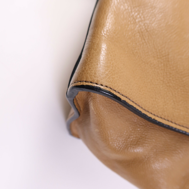 PRADA 牛皮皮革Twin Pocket Double Handle銀扣手挽肩背兩用袋-11