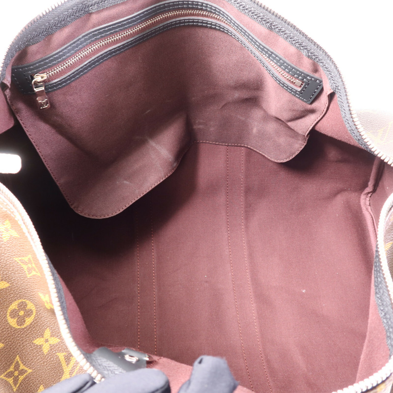 LOUIS VUITTON Monogram Keepall Bandoulière 45銀扣手挽肩背兩用袋-4