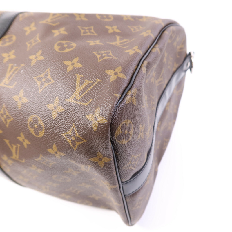 LOUIS VUITTON Monogram Keepall Bandoulière 45銀扣手挽肩背兩用袋-8