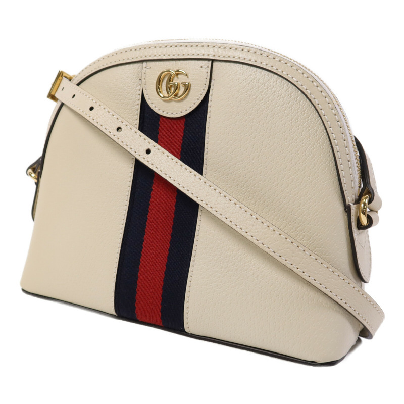 GUCCI 牛皮皮革GG Ophidia金扣肩背袋-2