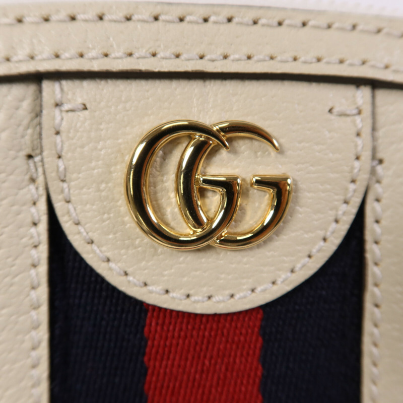 GUCCI 牛皮皮革GG Ophidia金扣肩背袋-6