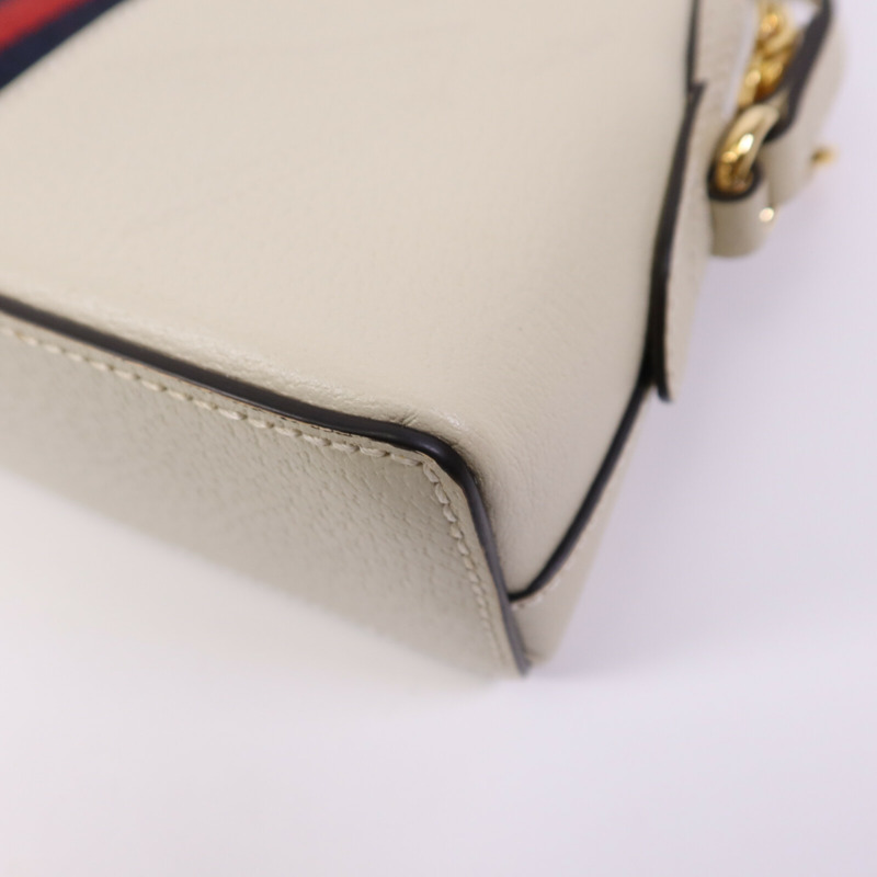 GUCCI 牛皮皮革GG Ophidia金扣肩背袋-12