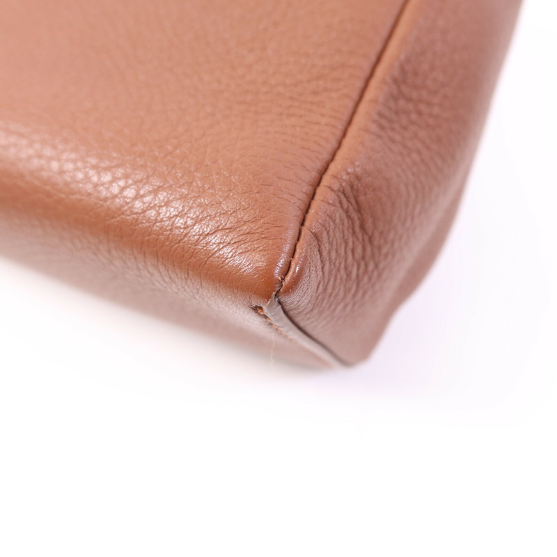 Loro Piana 牛皮皮革Extra Pocket L27銀扣手挽肩背兩用袋-11