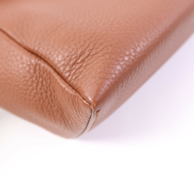 Loro Piana 牛皮皮革Extra Pocket L27銀扣手挽肩背兩用袋-12