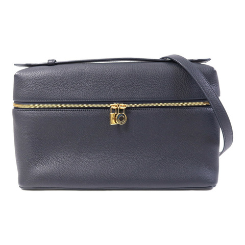 Loro Piana 牛皮皮革Extra Pocket L27金扣手挽肩背兩用袋