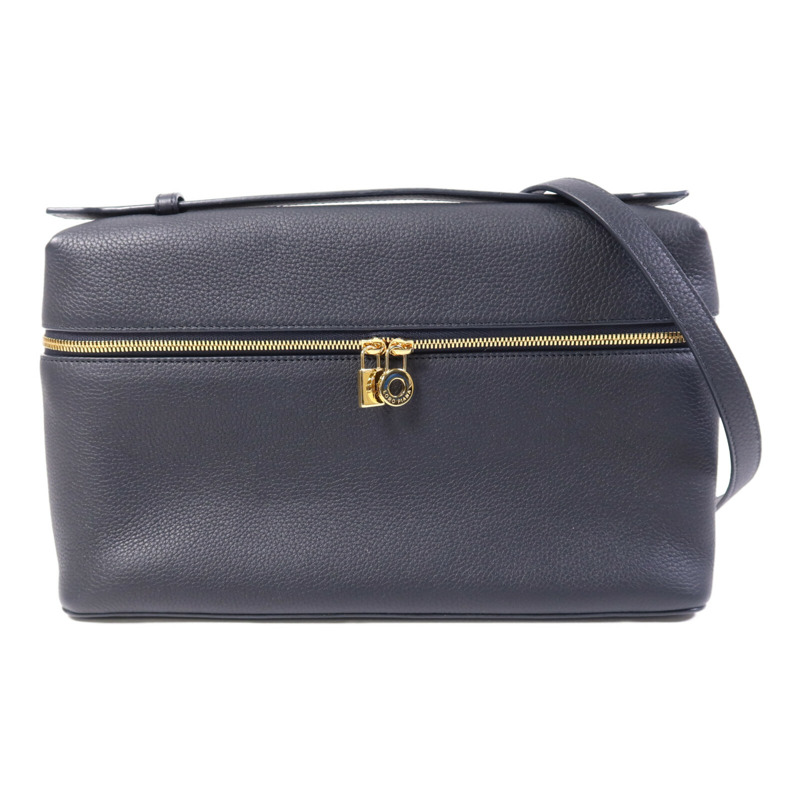 Loro Piana 牛皮皮革Extra Pocket L27金扣手挽肩背兩用袋-0