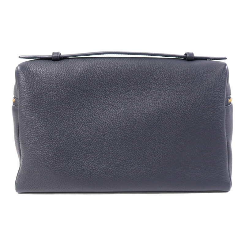 Loro Piana 牛皮皮革Extra Pocket L27金扣手挽肩背兩用袋-1