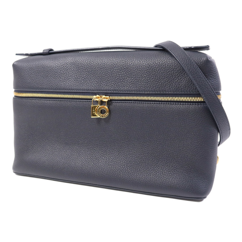 Loro Piana 牛皮皮革Extra Pocket L27金扣手挽肩背兩用袋-2