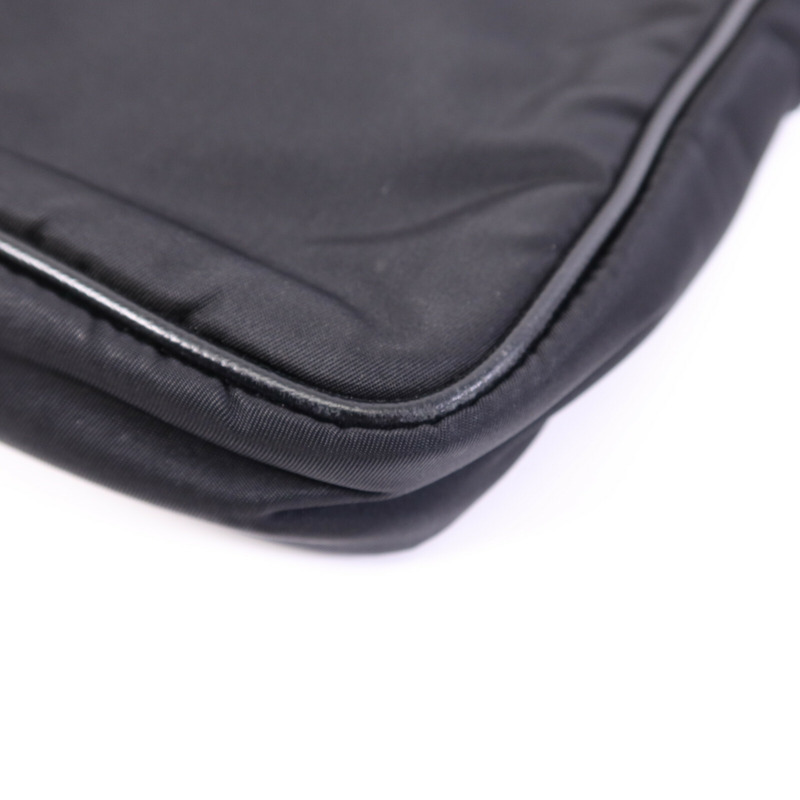 PRADA 尼龍Tessuto Convertible Business Bag銀扣公事包-9