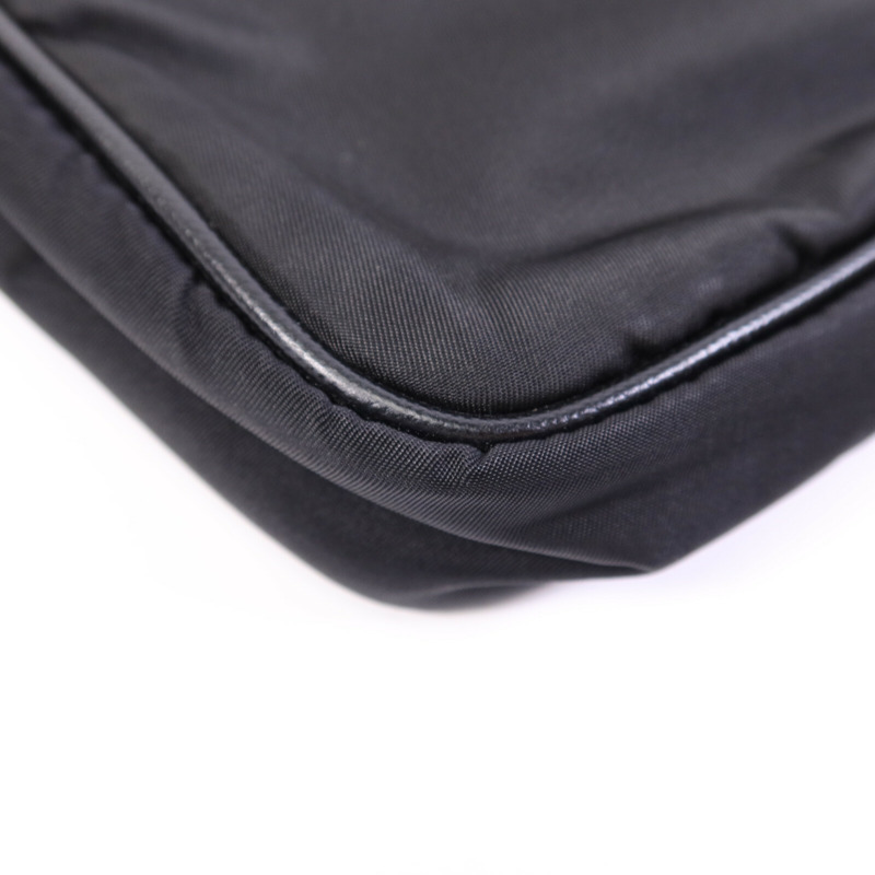 PRADA 尼龍Tessuto Convertible Business Bag銀扣公事包-10