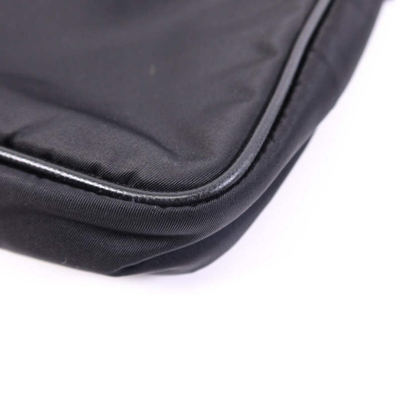 PRADA 尼龍Tessuto Convertible Business Bag銀扣公事包-11