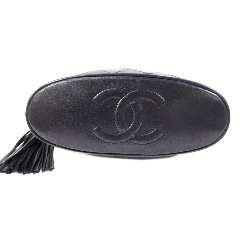 CHANEL 羊皮皮革Shoulder Bag金扣鏈帶肩背袋-3