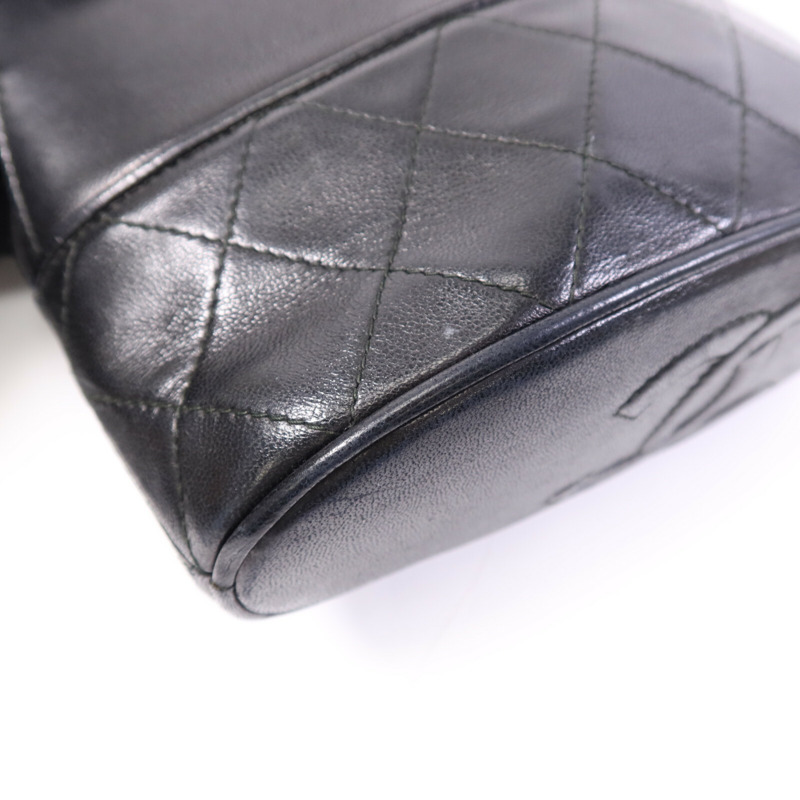 CHANEL 羊皮皮革Shoulder Bag金扣鏈帶肩背袋-10