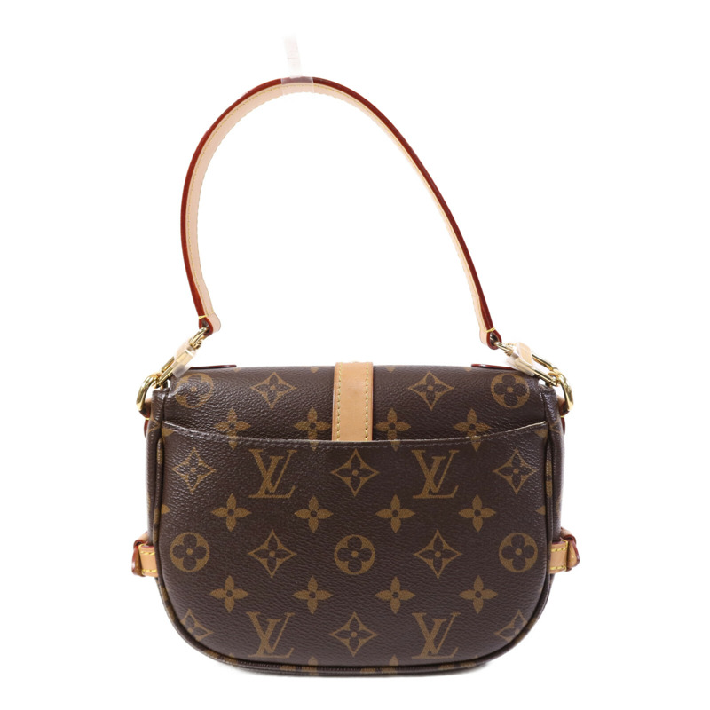 LOUIS VUITTON Monogram Saumur BB金扣手挽肩背兩用袋-1