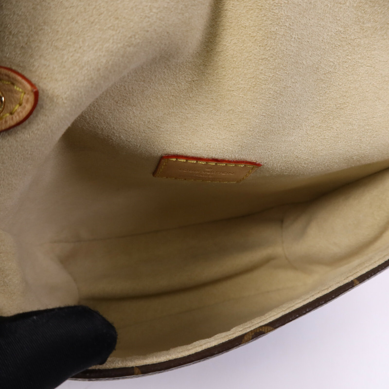 LOUIS VUITTON Monogram Saumur BB金扣手挽肩背兩用袋-4