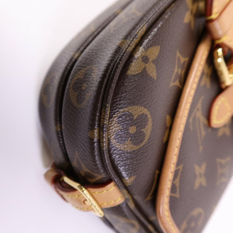 LOUIS VUITTON Monogram Saumur BB金扣手挽肩背兩用袋-9