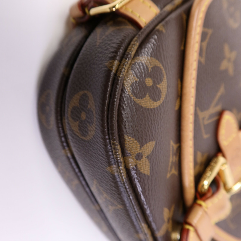 LOUIS VUITTON Monogram Saumur BB金扣手挽肩背兩用袋-10