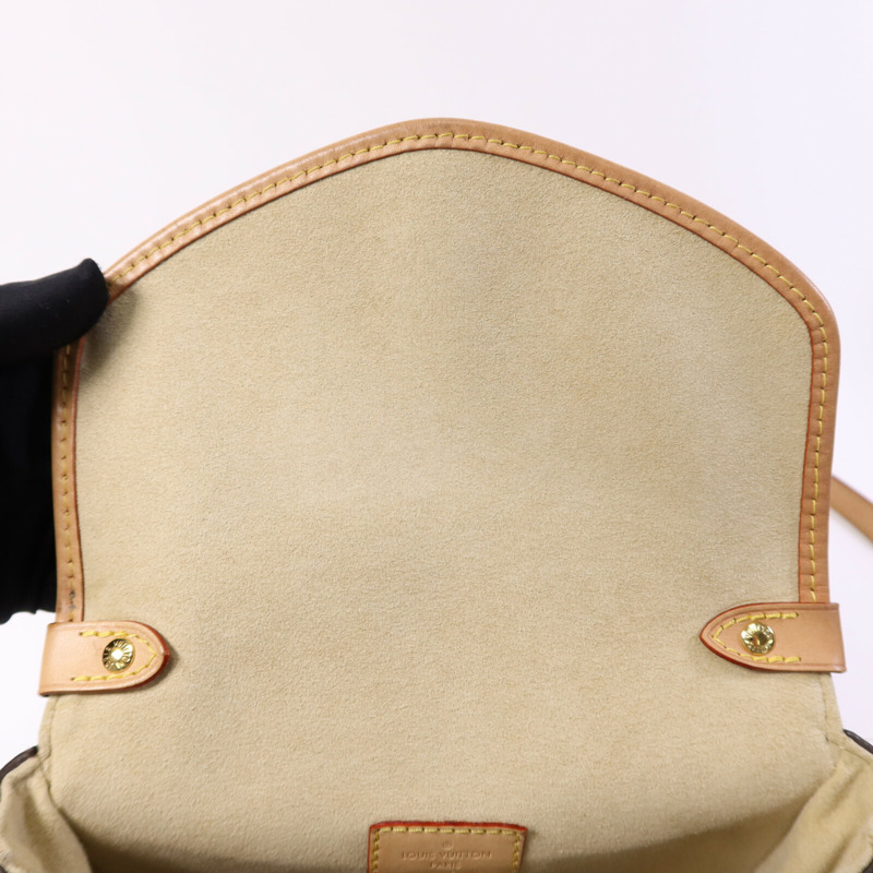 LOUIS VUITTON Monogram Saumur BB金扣手挽肩背兩用袋-14