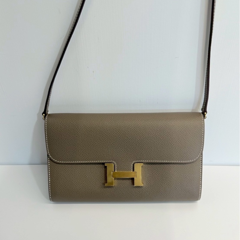 Hermes constance to go 康康to go 大象灰金釦-0