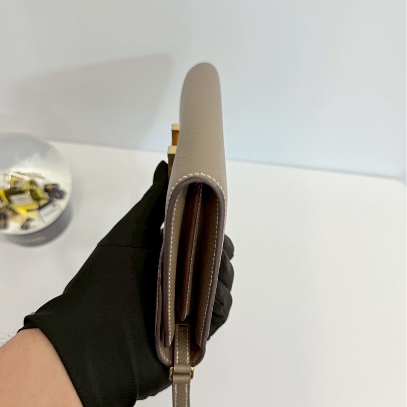 Hermes constance to go 康康to go 大象灰金釦-7