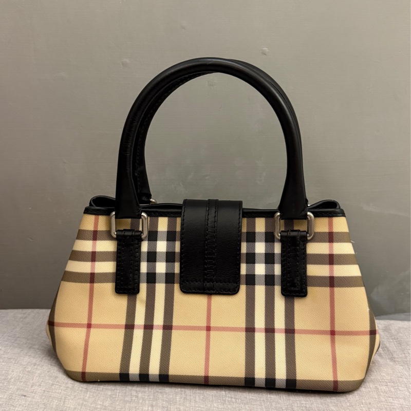 Burberry包經典格紋肩揹包 手提小包 小便當包-7