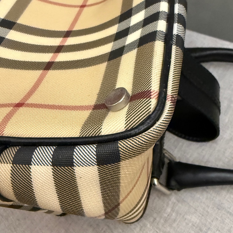 Burberry包經典格紋肩揹包 手提小包 小便當包-9