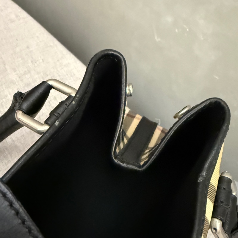 Burberry包經典格紋肩揹包 手提小包 小便當包-21