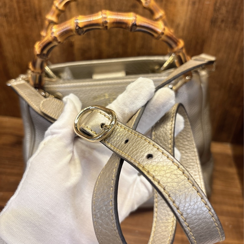 Gucci Bamboo 手提包-2