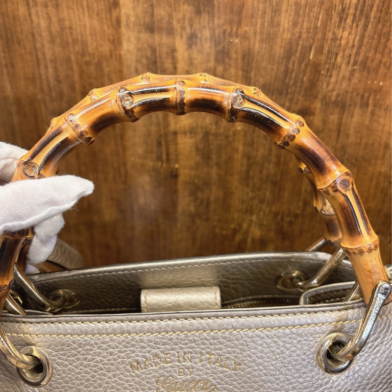 Gucci Bamboo 手提包-5