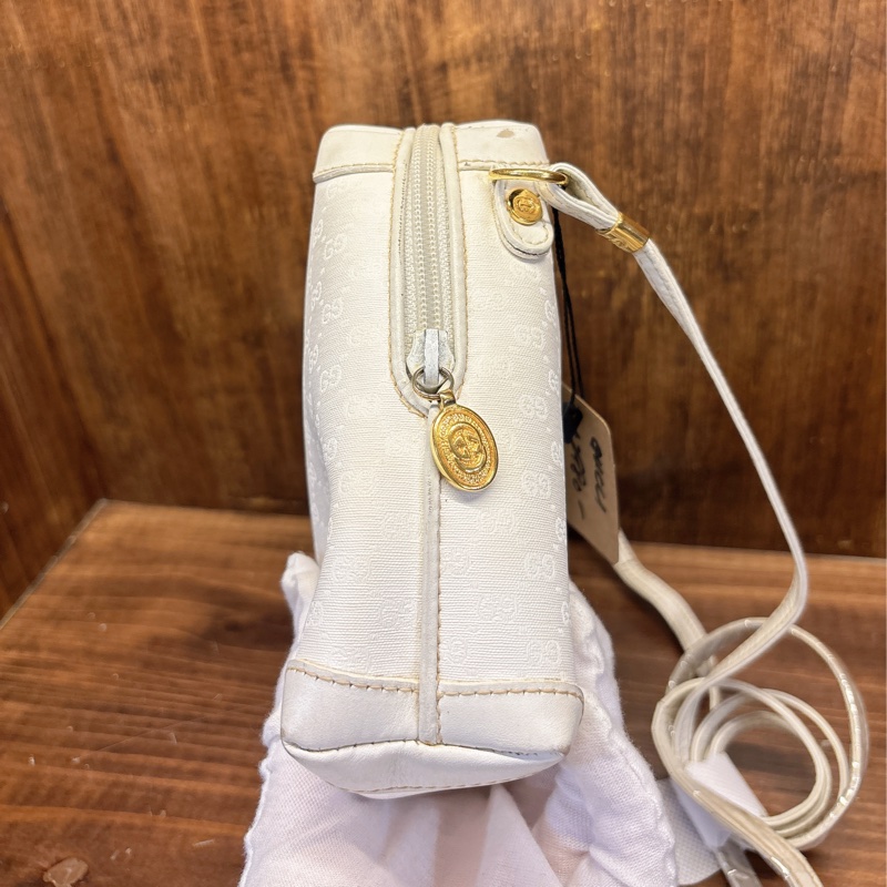 Gucci 白色斜挎包-4