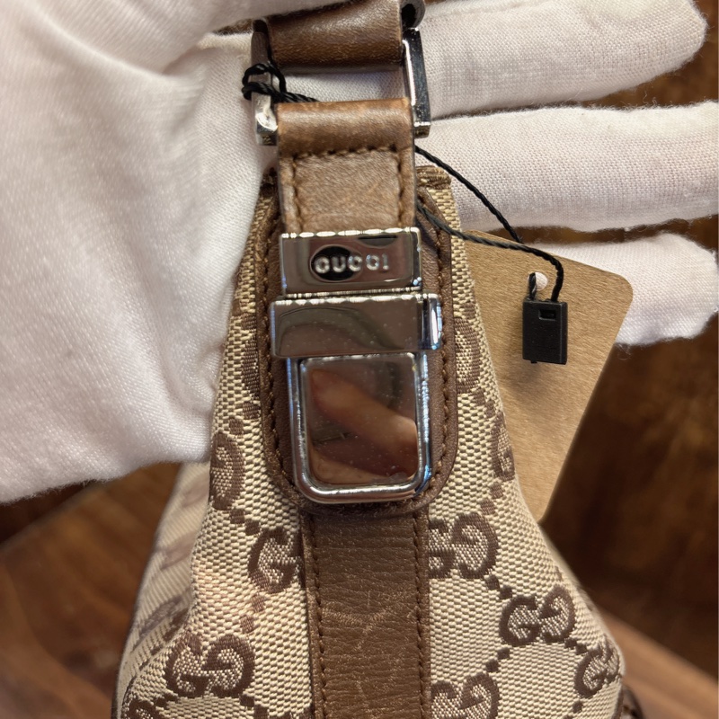 Gucci GG 帆布單肩包-3