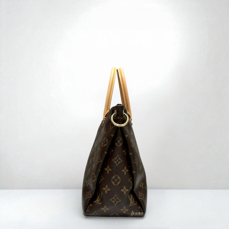 LV包包 原花拼紫色牛皮兩用側背包/M41059-1