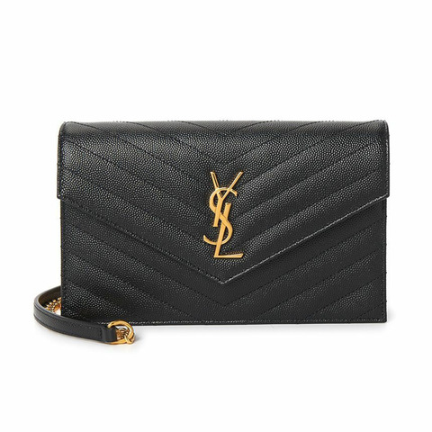 SAINT LAURENT Cassandra 女士鏈條斜背包 857605 BOW01 1000
