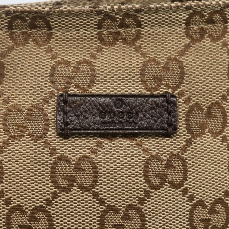 【日本直送】GUCCI GG帆布織帶雪莉線單肩包 米色 銀色 146309 正品 am10337-16