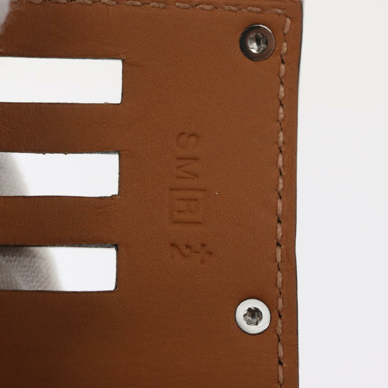 【日本直送】愛馬仕 Kelly 狗狗手鐲，皮革材質，S 碼，黑色/銀色，正品 am10243V-11