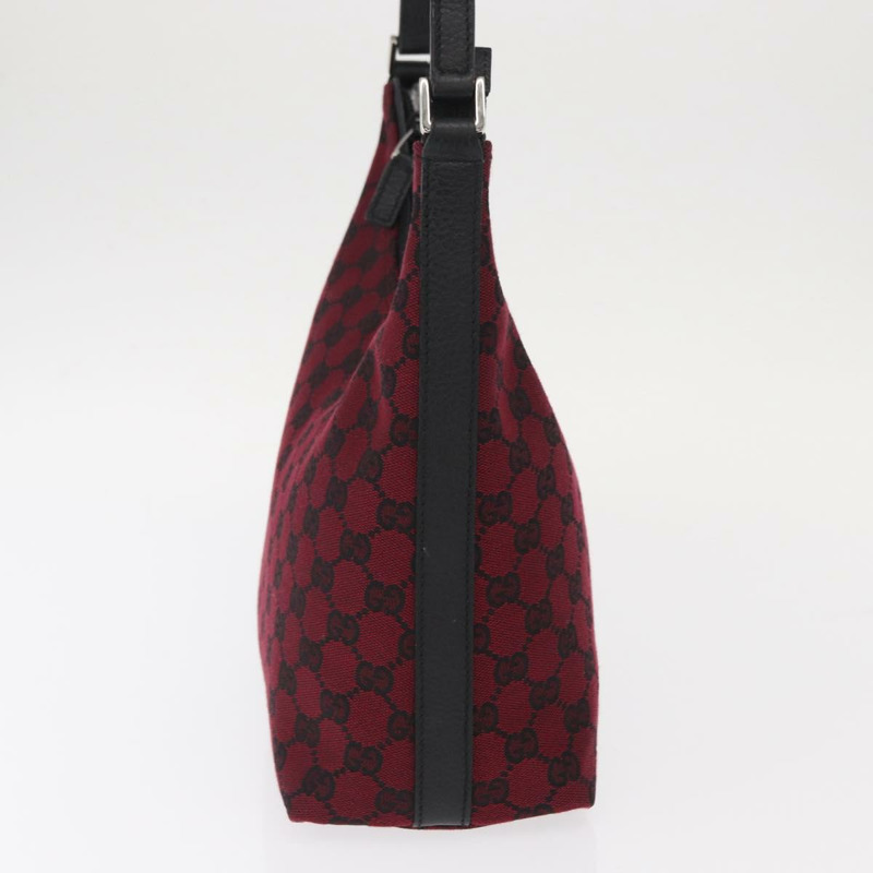 【日本直送】GUCCI GG帆布肩背包 紅色銀色 257282 正品 am10319V-2
