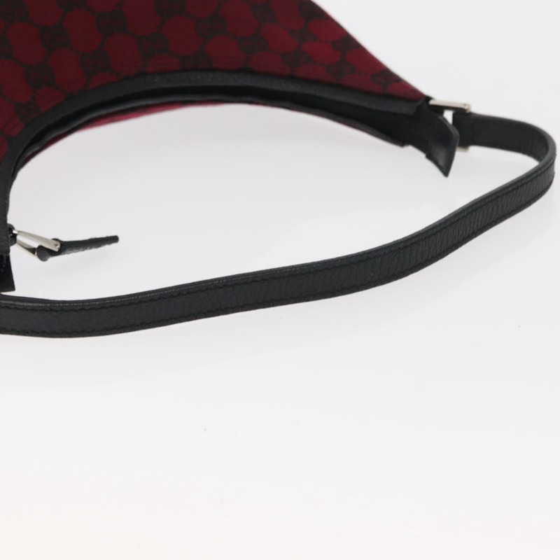 【日本直送】GUCCI GG帆布肩背包 紅色銀色 257282 正品 am10319V-6
