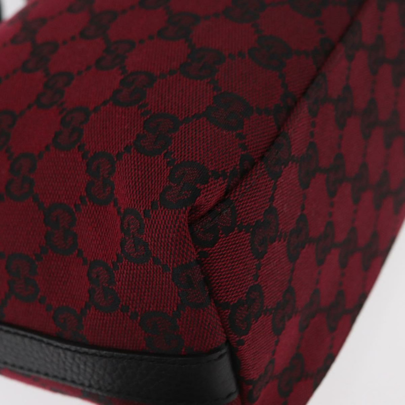 【日本直送】GUCCI GG帆布肩背包 紅色銀色 257282 正品 am10319V-8