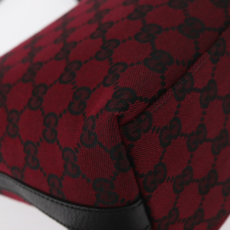 【日本直送】GUCCI GG帆布肩背包 紅色銀色 257282 正品 am10319V-14