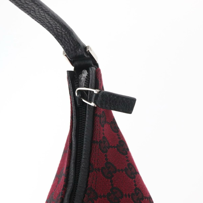 【日本直送】GUCCI GG帆布肩背包 紅色銀色 257282 正品 am10319V-16